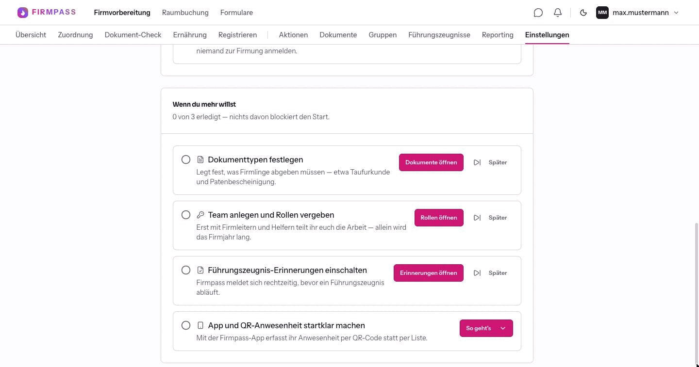 Der Abschnitt „Wenn du mehr willst“ mit den vier Kür-Schritten.